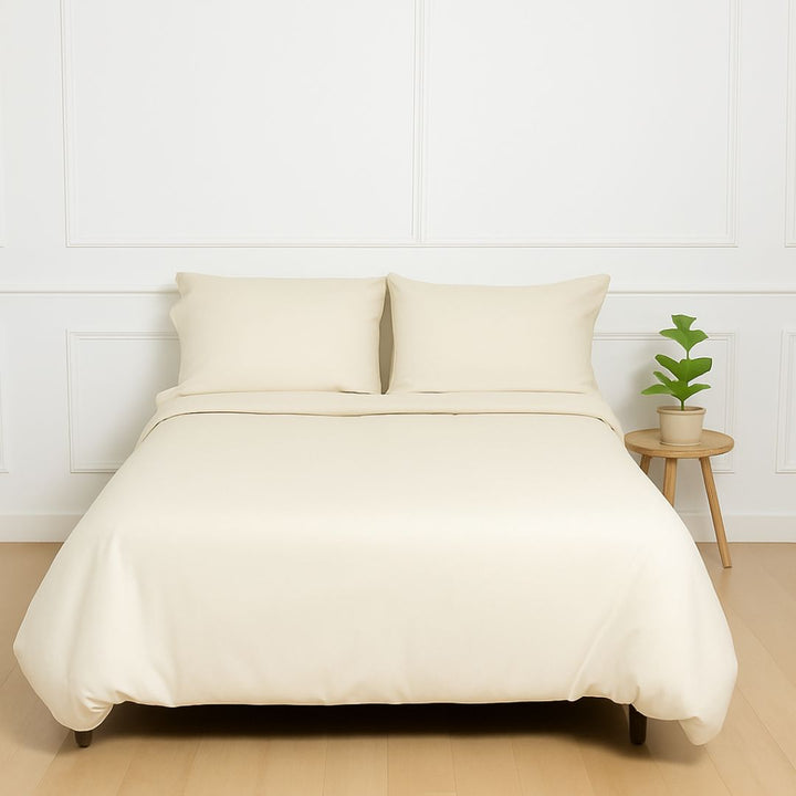 Pack Premium de Bambú + Set de Sábanas - Oatmeal Beige