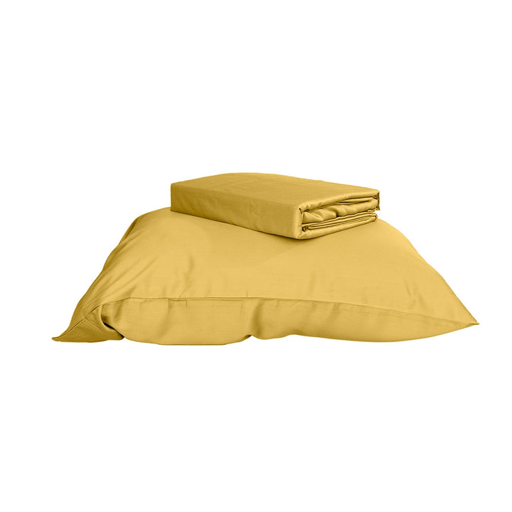 Set Sábanas de Bambú Premium Spicy Mustard