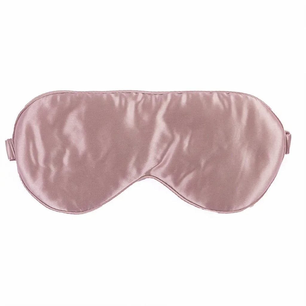 Antifaz para dormir de satén de seda con banda elástica Antifaz para dormir  de viaje para mujeres y hombres (rosa claro, lavanda) Zhivalor LRWJ551-1