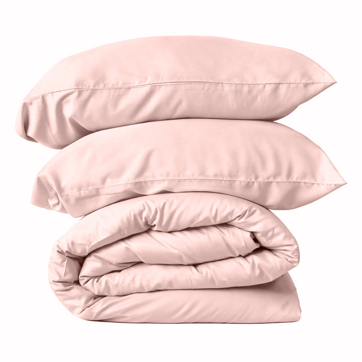 Pack Luxury Premium Light Pink: Plumón + Set de Funda de Plumón de Bambú