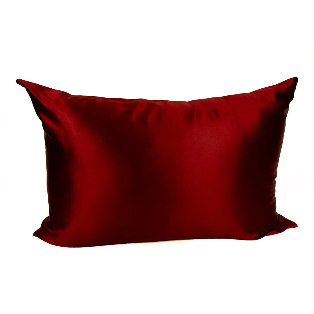 Funda de Almohada de Seda Burgundy - RimboccareLuxury Comfort PerúRopa de cama
