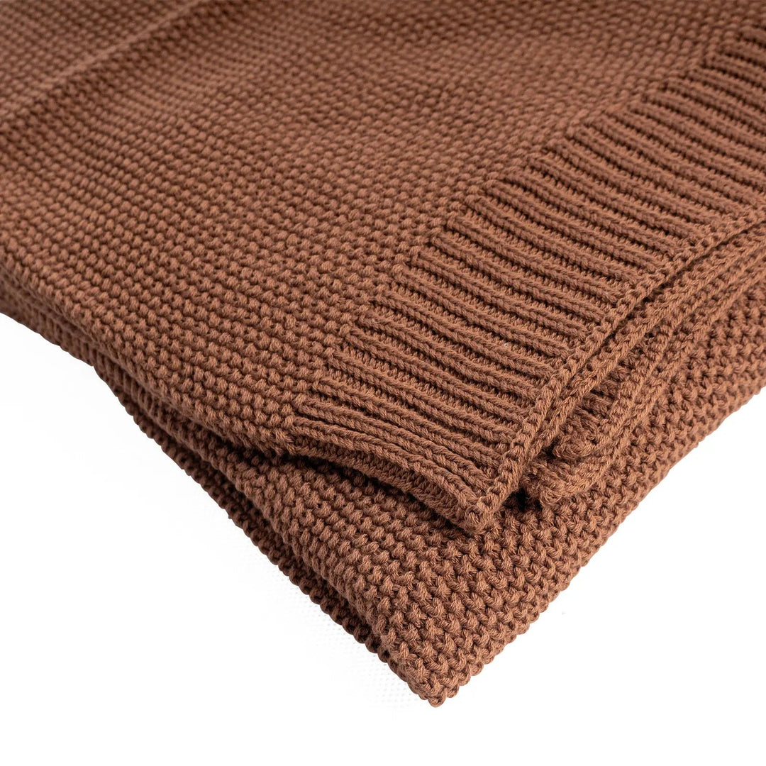 Manta 100% Algodón - Canela - RimboccareLuxury Comfort Perú