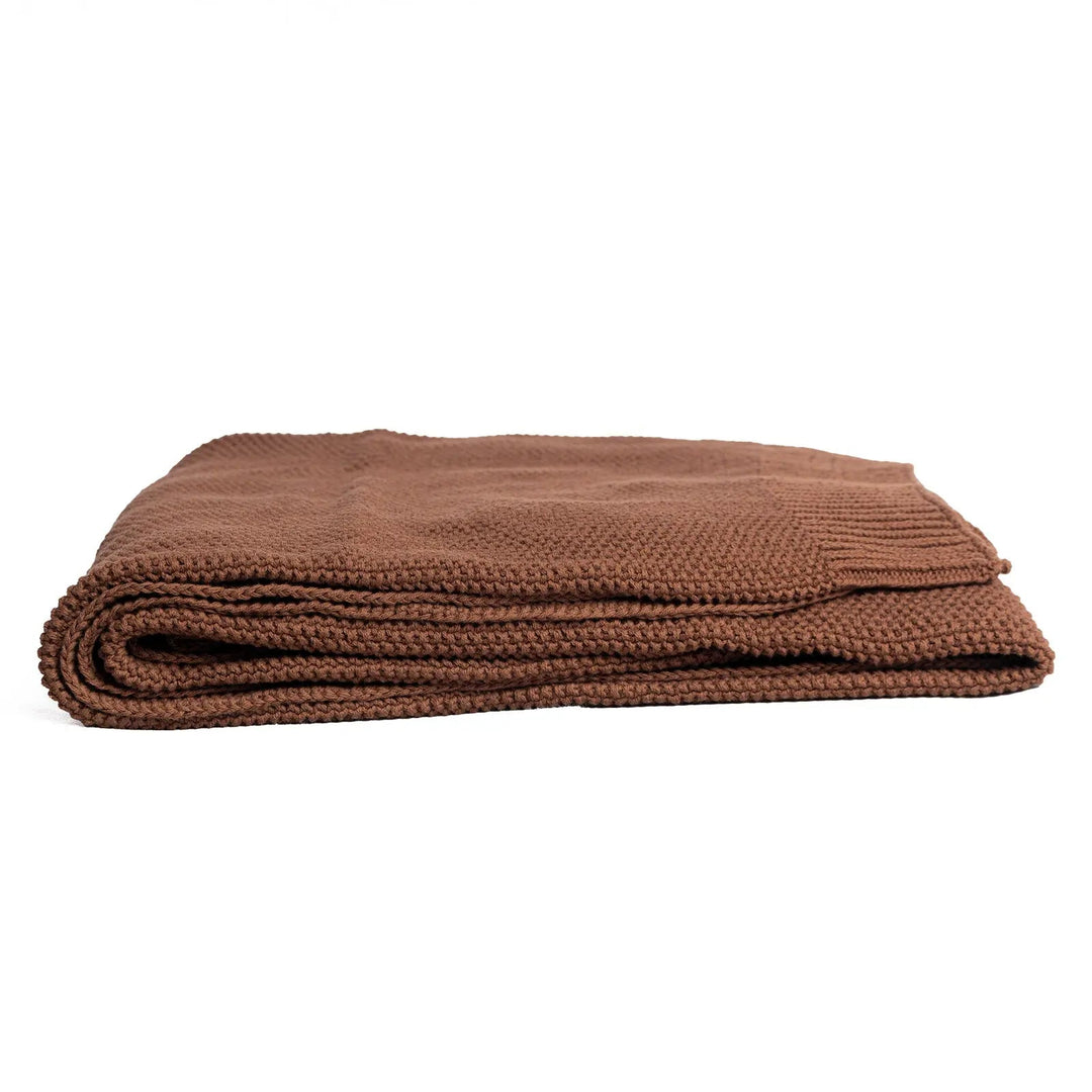 Manta 100% Algodón - Canela - RimboccareLuxury Comfort Perú