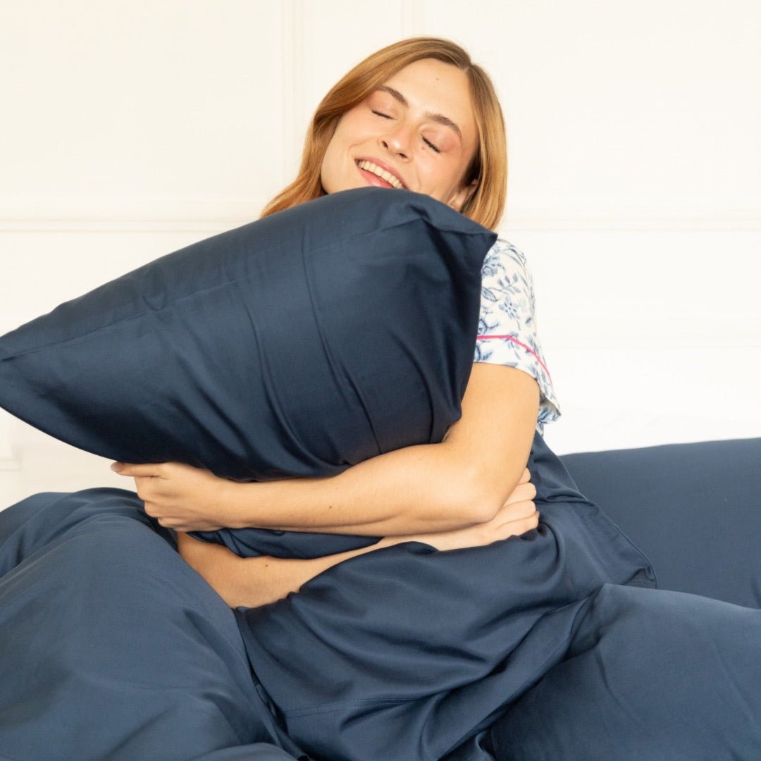 Pack de Fundas de almohada de Bambú Azul Marino - RimboccareLuxury Comfort PerúRopa de cama