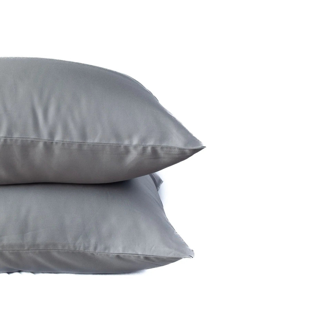 Pack de Fundas de Almohada de Bambú Gris Plata - RimboccareLuxury Comfort PerúRopa de cama