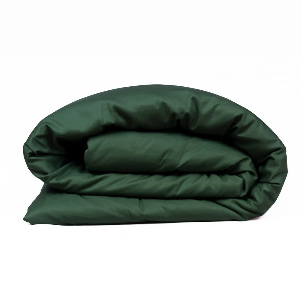Pack Luxury Premium Forest Green: Plumón + Set de Funda de Plumón de Bambú - RimboccareLuxury Comfort Perú
