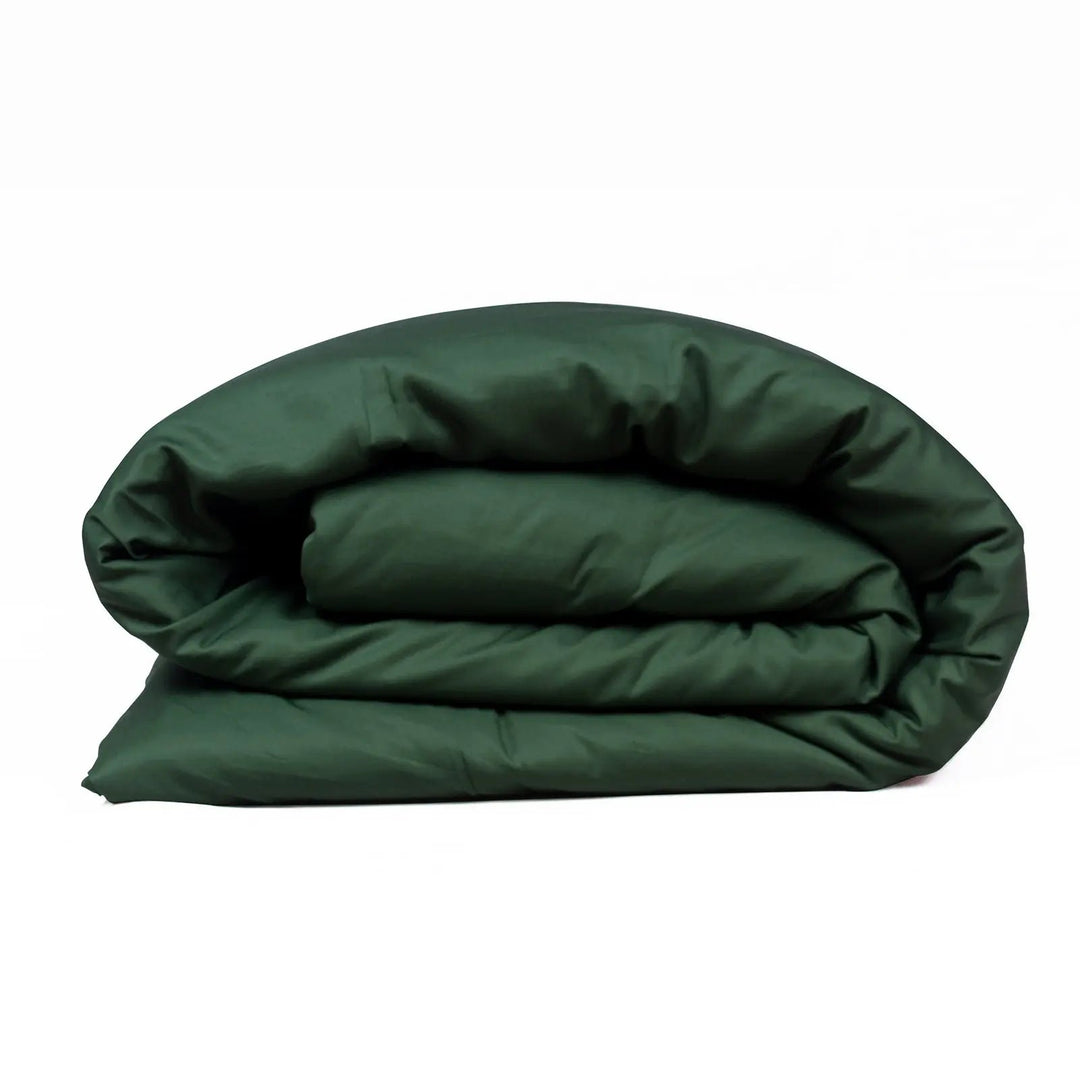 Pack Luxury Premium Forest Green: Plumón + Set de Funda de Plumón de Bambú - RimboccareLuxury Comfort Perú