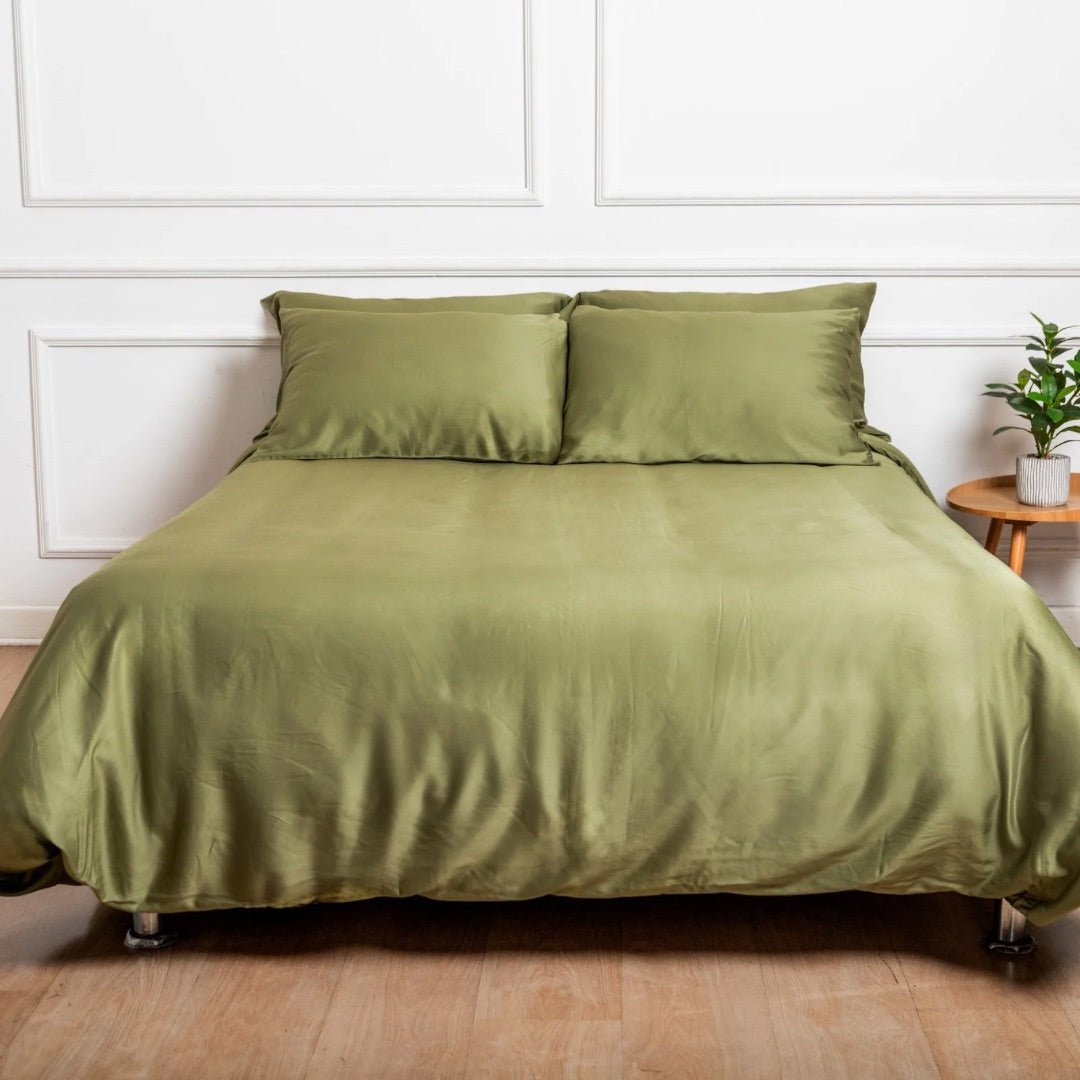 Pack Premium de Bambú + Set de Sábanas - Avocado Green - RimboccareLuxury Comfort Perú
