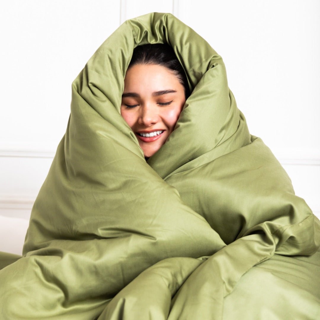 Pack Premium de Bambú + Set de Sábanas - Avocado Green - RimboccareLuxury Comfort Perú