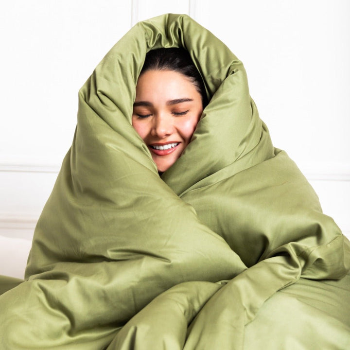 Pack Premium de Bambú + Set de Sábanas - Avocado Green - RimboccareLuxury Comfort Perú