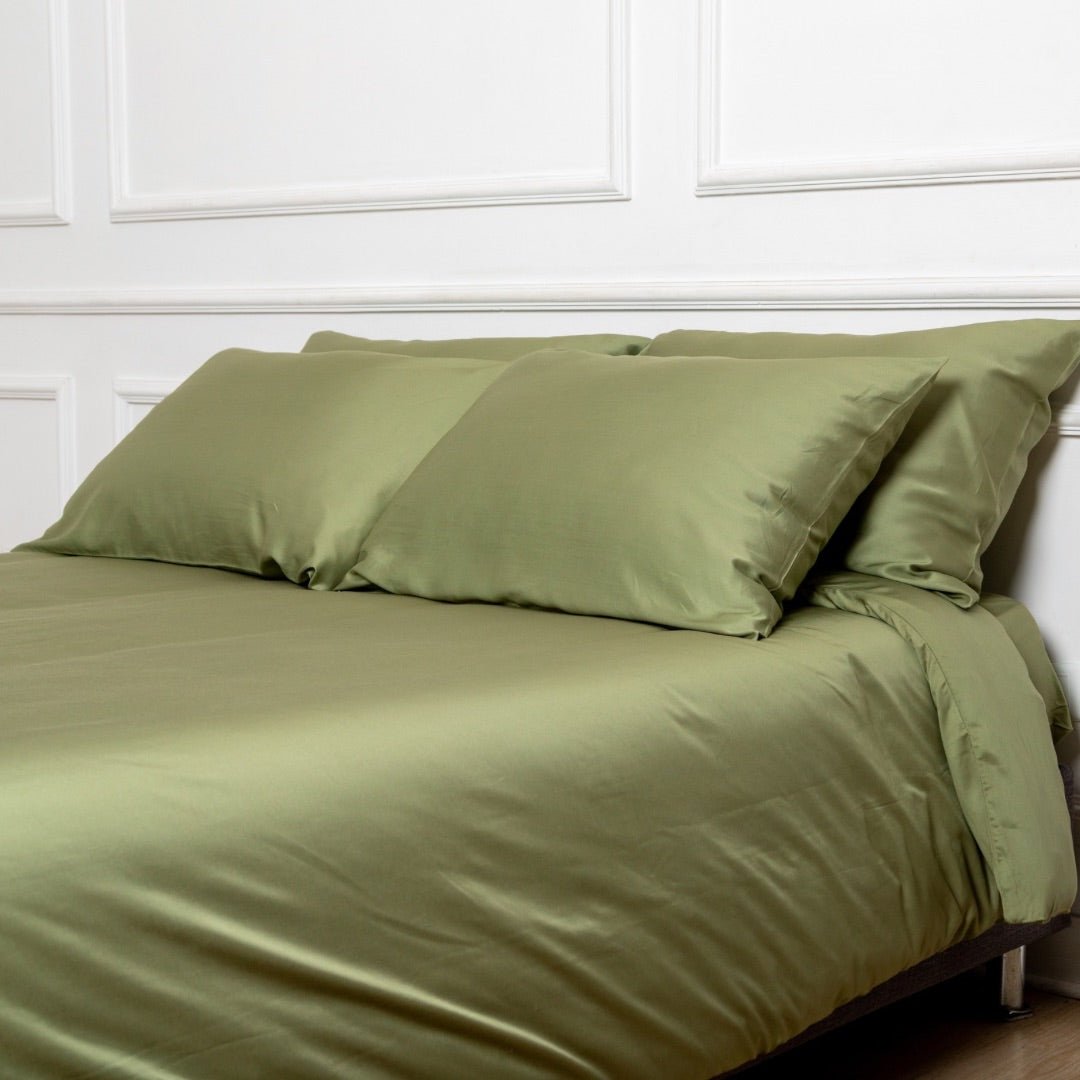 Pack Premium de Bambú + Set de Sábanas - Avocado Green - RimboccareLuxury Comfort Perú