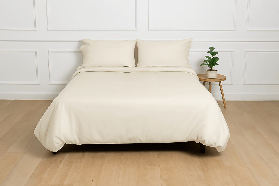 Pack Premium de Bambú + Set de Sábanas - Oatmeal Beige - RimboccareLuxury Comfort Perú