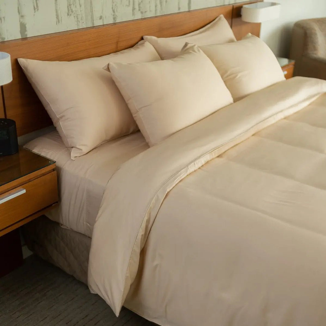 Set de Funda de plumón bambú premium Beige - RimboccareLuxury Comfort PerúRopa de cama