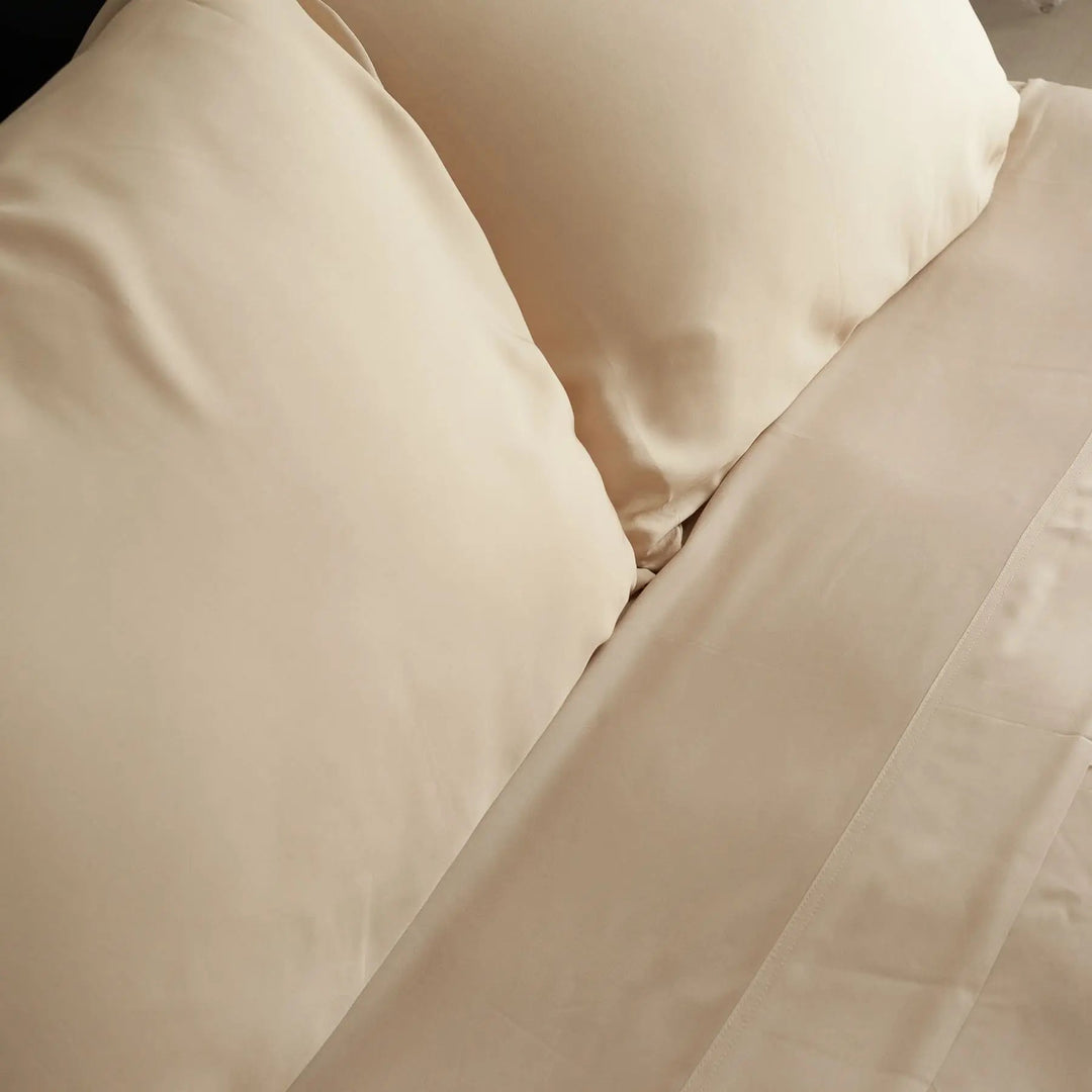 Set Sábanas de Bambú Premium Beige - RimboccareLuxury Comfort PerúRopa de cama
