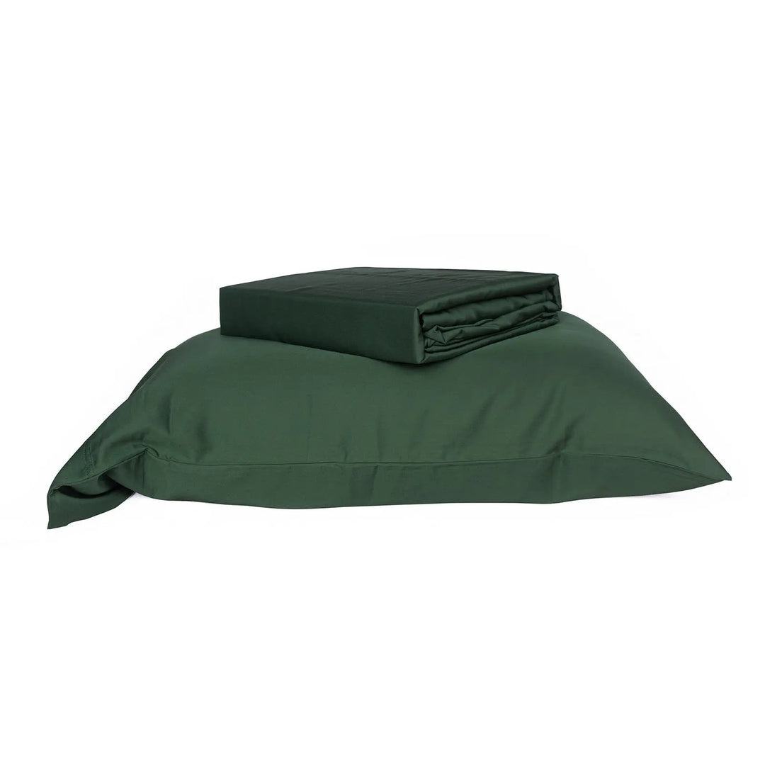 Set Sábanas de Bambú Premium Forest Green - RimboccareLuxury Comfort PerúRopa de cama