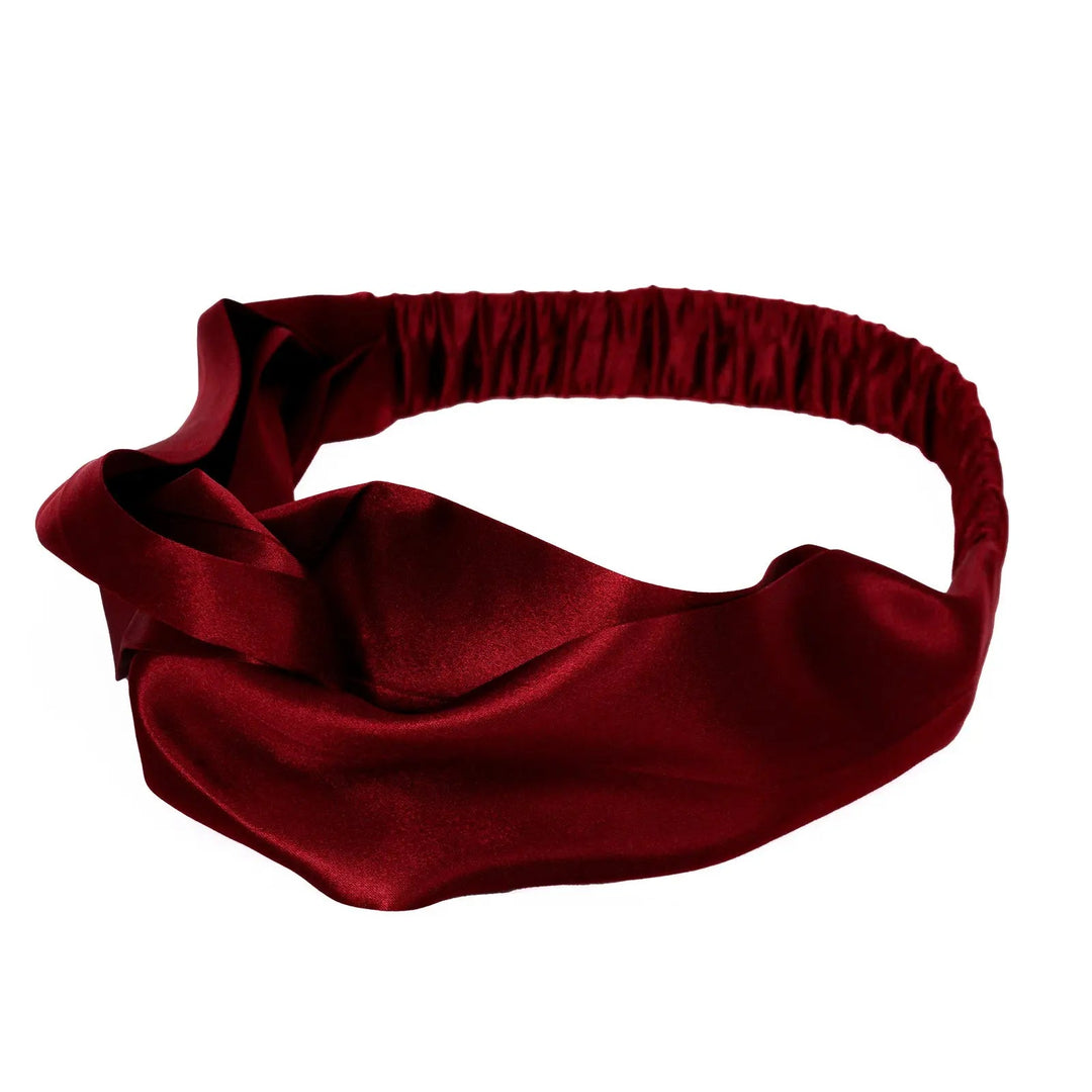 Vincha de Seda Burgundy - Cuidado del cabello & Skincare - RimboccareLuxury Comfort Perú