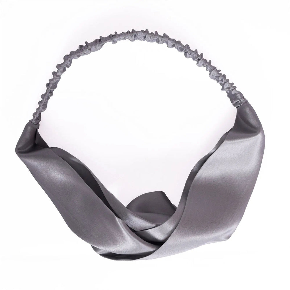 Vincha de Seda Gris Plata - Cuidado del cabello & Skincare - RimboccareLuxury Comfort Perú
