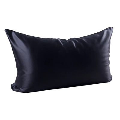 Funda de Almohada de Seda Negro Brillante - RimboccareRimboccare Luxury & HomeRopa de cama