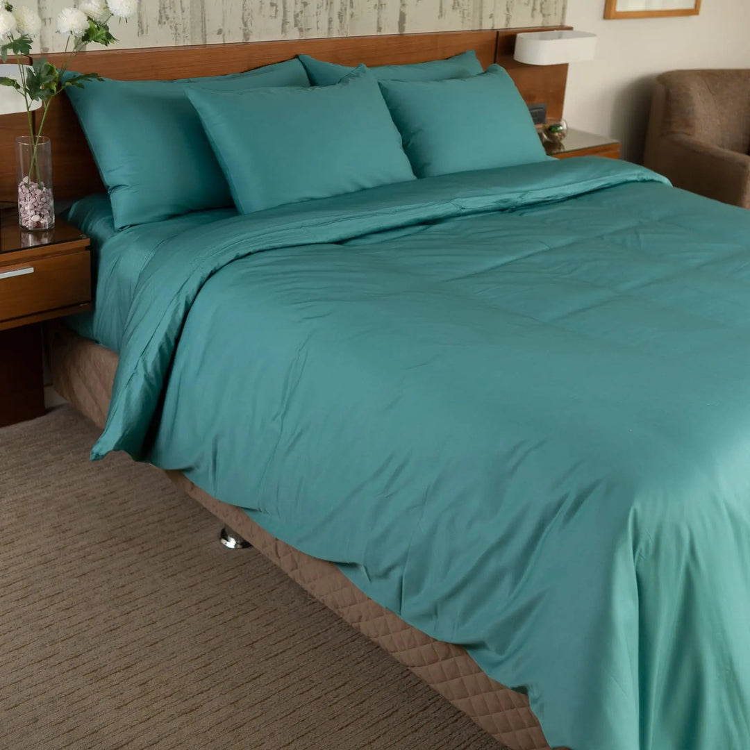 Set de Funda de Plumón Bambú Premium Verde - RimboccareLuxury Comfort PerúRopa de cama
